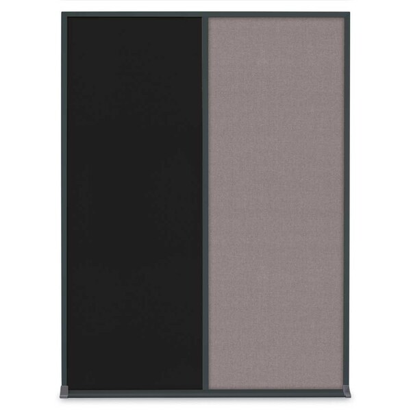 Single Door Radius Plus Corkboard, 18"X, UV8000PLUS-BRONZE-SURF